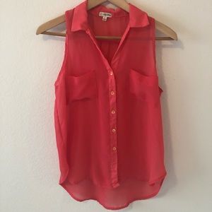 Lily White Sleeveless Blouse